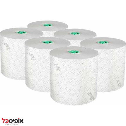 6X350m גלילי מגבת קימברלי 25700 למתקן אלקטרוני