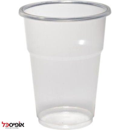 כוסות פלסטיק עבה 330סמ"ק 