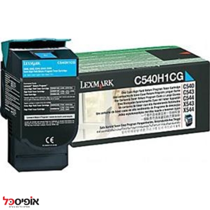 טונר C540 H1CG לקסמרק גדול כחול מקורי