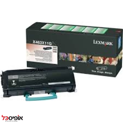 טונר לקסמרק X463X11G CX466 15K שחור מקורי