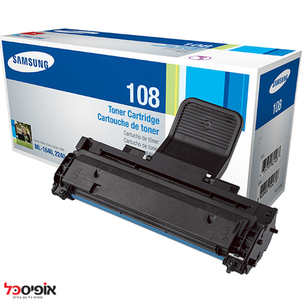 טונר סמסונג MLT-D108S שחור ל1500דף מקורי
