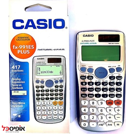 מחשבון קסיו מדעי FX-991ES PLUSי 417 פונקציות