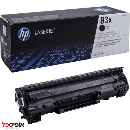 טונר HP CF283X מקורי (ל-2200דף)