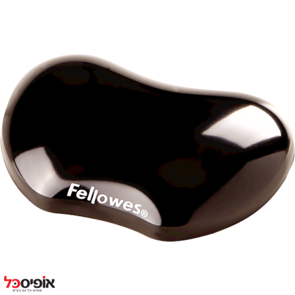 משענת לפרק היד סיליקון שחור FELLOWES Ge Crystal