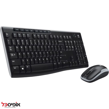 מקלדת+עכבר אלחוטי Logitech MK-270